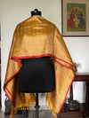 Mohini Gold Yellow Katan Silk Brocade Dupatta