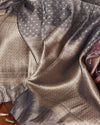 Shyam Priya blue Tissue Sari
