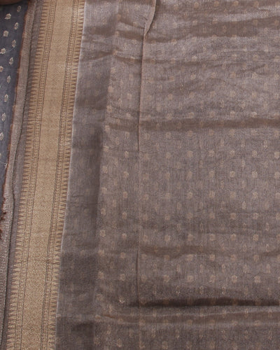 Shyam Priya blue Tissue Sari