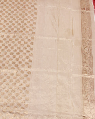 Artistry in weaving Gold paithani Tissue Saree