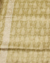 Kinnaur Apple Green Tissue Saree