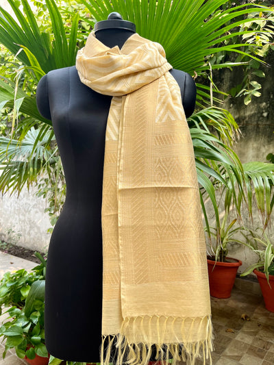 Yellow Banarasi Moonga Dupatta
